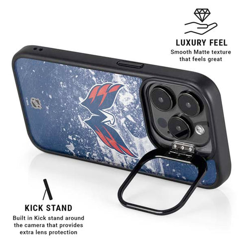 NHL Washington Capitals Frozen iPhone 16 Pro Kickstand Case